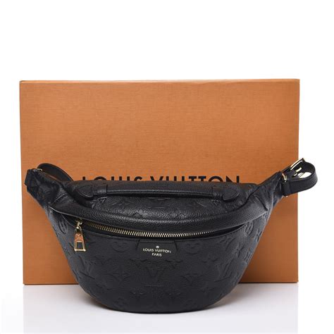 Louis Vuitton empreinte bumbag black